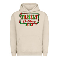 Pigment French Oak Family Christmas 2023 Urban Hoodie - FaDigitalArtStudio