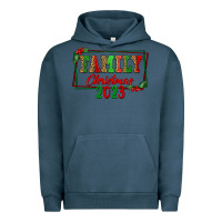 Pigment Midnight Navy Family Christmas 2023 Urban Hoodie - FaDigitalArtStudio