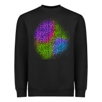 Black halloween leopard patch 2 Heavyweight Sweatshirt - BundleAndBundleShop