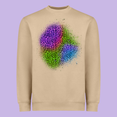 Halloween Leopard Patch 2 Heavyweight Sweatshirt Designed By Bundleandbundleshop
