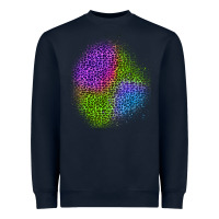 Navy halloween leopard patch 2 Heavyweight Sweatshirt - BundleAndBundleShop