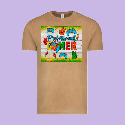 Professional Gamer Vintage Tee Designed By Jahusdesignshop