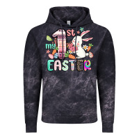 Cloud Black my first easter Vintage Hoodie - MaliasSmallBusiness
