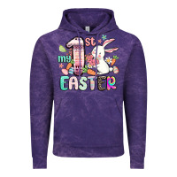 Cloud Purple my first easter Vintage Hoodie - MaliasSmallBusiness
