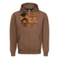 Chestnut Have a melanin Christmas afro woman Zipper Hoodie - texasbilliewilder