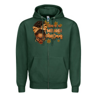 Sports Green Have a melanin Christmas afro woman Zipper Hoodie - texasbilliewilder