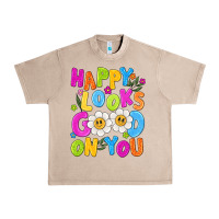 French Oak happy looks good on you Urban Heavy Tee - NancyCooperArtShop