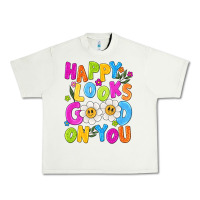 Pistachio happy looks good on you Urban Heavy Tee - NancyCooperArtShop