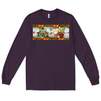Plum football dad Long Sleeve Tee - BundleAndBundleShop