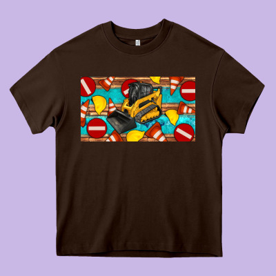 Skidsteer Sippy Heavy Core Tee Designed By Artiststas