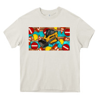 Cream skidsteer sippy Heavy Core Tee - Artiststas