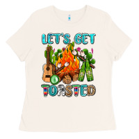 Bone let's get toasted with camp fire Ladies Tee - AdoDesignShop