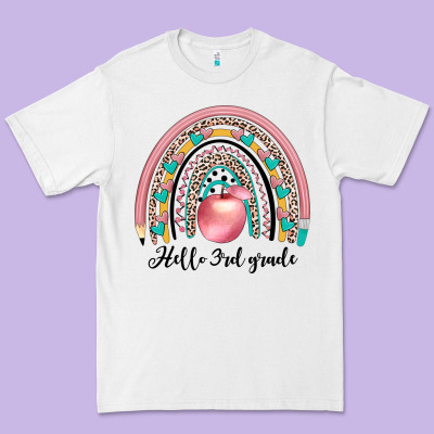 Hello 3rd Grade Premium Tee Designed By Jahusdesignshop