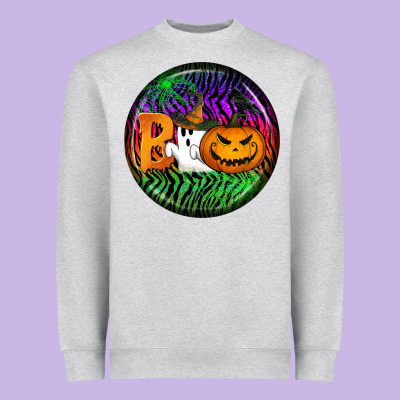 Halloween Round Earrings 3 Heavyweight Sweatshirt Designed By Bundleandbundleshop