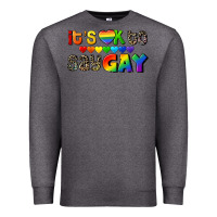 Charcoal Heather It's okay to say Gay pride Premium Sweatshirt - CowGirlArtShop