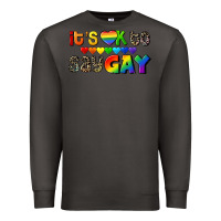 Smoke It's okay to say Gay pride Premium Sweatshirt - CowGirlArtShop