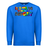 True Royal It's okay to say Gay pride Premium Sweatshirt - CowGirlArtShop