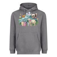Storm Easter truck farm animals Easter Day Heavyweight Hoodie - HowdyJamesFarm