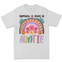 Dove Grey happiness is being an auntie Premium Tee - JahusDesignShop