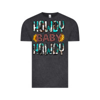 Vintage Black western howdy baby howdy Vintage Tee - NancyCooperArtShop