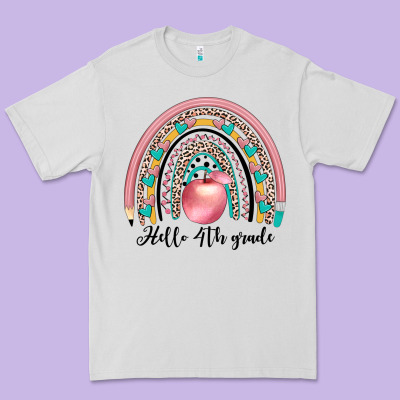 Hello 4th Grade Premium Tee Designed By Jahusdesignshop