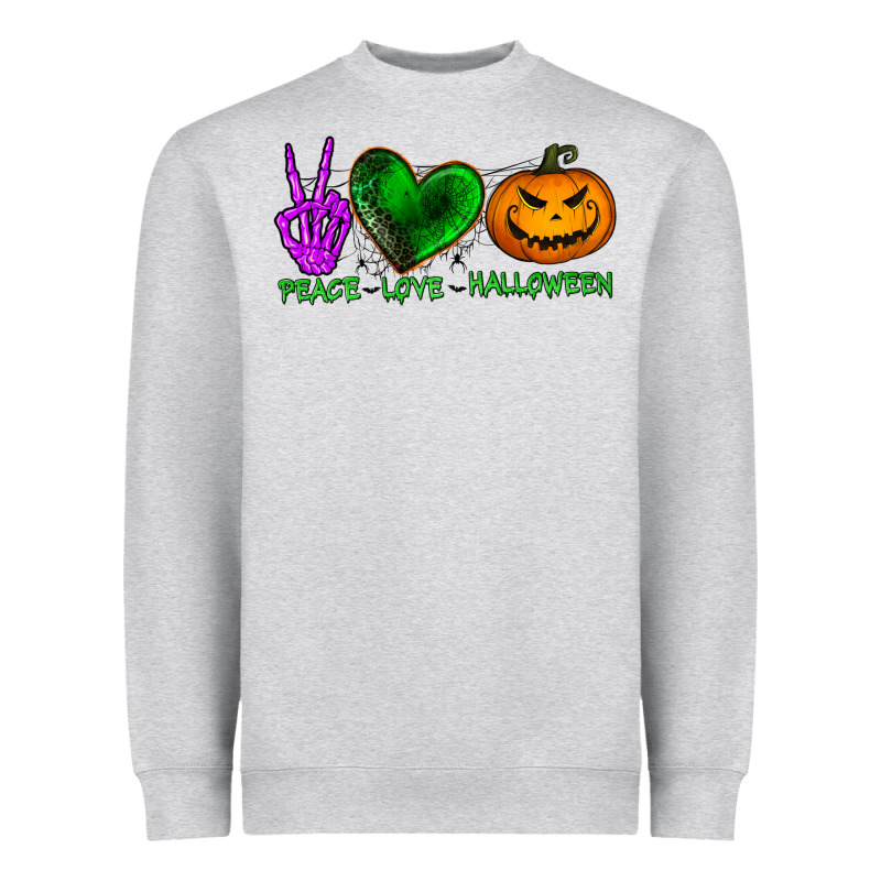Peace Love Halloween Heavyweight Sweatshirt by BundleAndBundleShop | Teevron