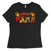 Black softball mama Ladies Tee - Jasminsmagicworld
