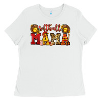White softball mama Ladies Tee - Jasminsmagicworld