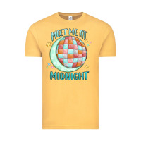 Vintage Mustard meet me at midnight Vintage Tee - MaliasSmallBusiness