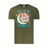 Vintage Olive meet me at midnight Vintage Tee - MaliasSmallBusiness