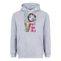 Heather Grey Love crown of the thorns Easter Day Heavyweight Hoodie - HowdyJamesFarm