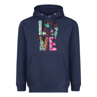 Navy Love crown of the thorns Easter Day Heavyweight Hoodie - HowdyJamesFarm