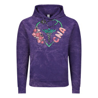 Cloud Purple cna heart Vintage Hoodie - MaliasSmallBusiness