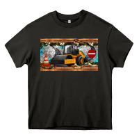 Asphalt steam roller sippy cup Heavy Core Tee - Artiststas