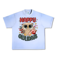 Grape Ice happy owlidays Urban Heavy Tee - MaliasSmallBusiness