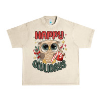Happy Owlidays Urban Heavy Tee | Teevron
