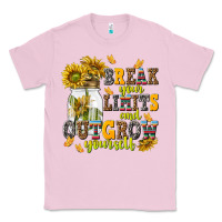 Bubblegum Pink break your limits and outgrow yourself Classic Tee - NancyCooperArtShop