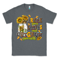 Charcoal Heather break your limits and outgrow yourself Classic Tee - NancyCooperArtShop