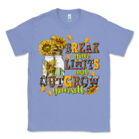 Colony Blue break your limits and outgrow yourself Classic Tee - NancyCooperArtShop