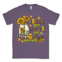 Lavender break your limits and outgrow yourself Classic Tee - NancyCooperArtShop