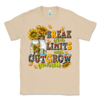 Mushroom break your limits and outgrow yourself Classic Tee - NancyCooperArtShop