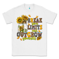 White break your limits and outgrow yourself Classic Tee - NancyCooperArtShop
