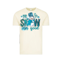 Vintage Arctic up to snow good and cute snowman Vintage Tee - NancyCooperArtShop