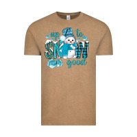 Vintage Coffee up to snow good and cute snowman Vintage Tee - NancyCooperArtShop