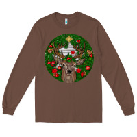 Chestnut deer christmas Long Sleeve Tee - BundleAndBundleShop