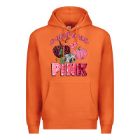 Carrot in october we wear pink Premium Hoodie - CowGirlArtShop