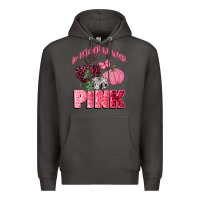Smoke in october we wear pink Premium Hoodie - CowGirlArtShop