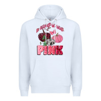 White in october we wear pink Premium Hoodie - CowGirlArtShop