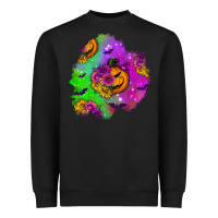 Black halloween patch 1 Heavyweight Sweatshirt - BundleAndBundleShop