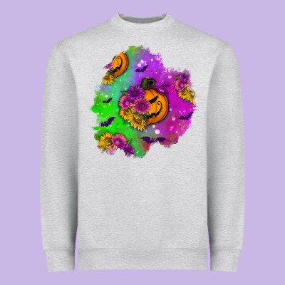 Halloween Patch 1 Heavyweight Sweatshirt Designed By Bundleandbundleshop